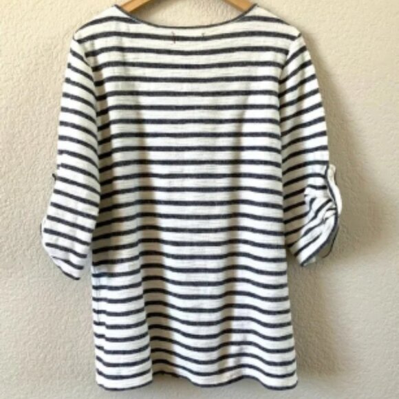 MAX EDITION Weekend Stripe Cotton Tunic - Picture 2 of 4